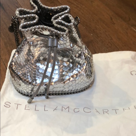 Stella McCartney Handbags - AUTHENTIC STELLA MCCARTNEY SILVER CROSSBODY